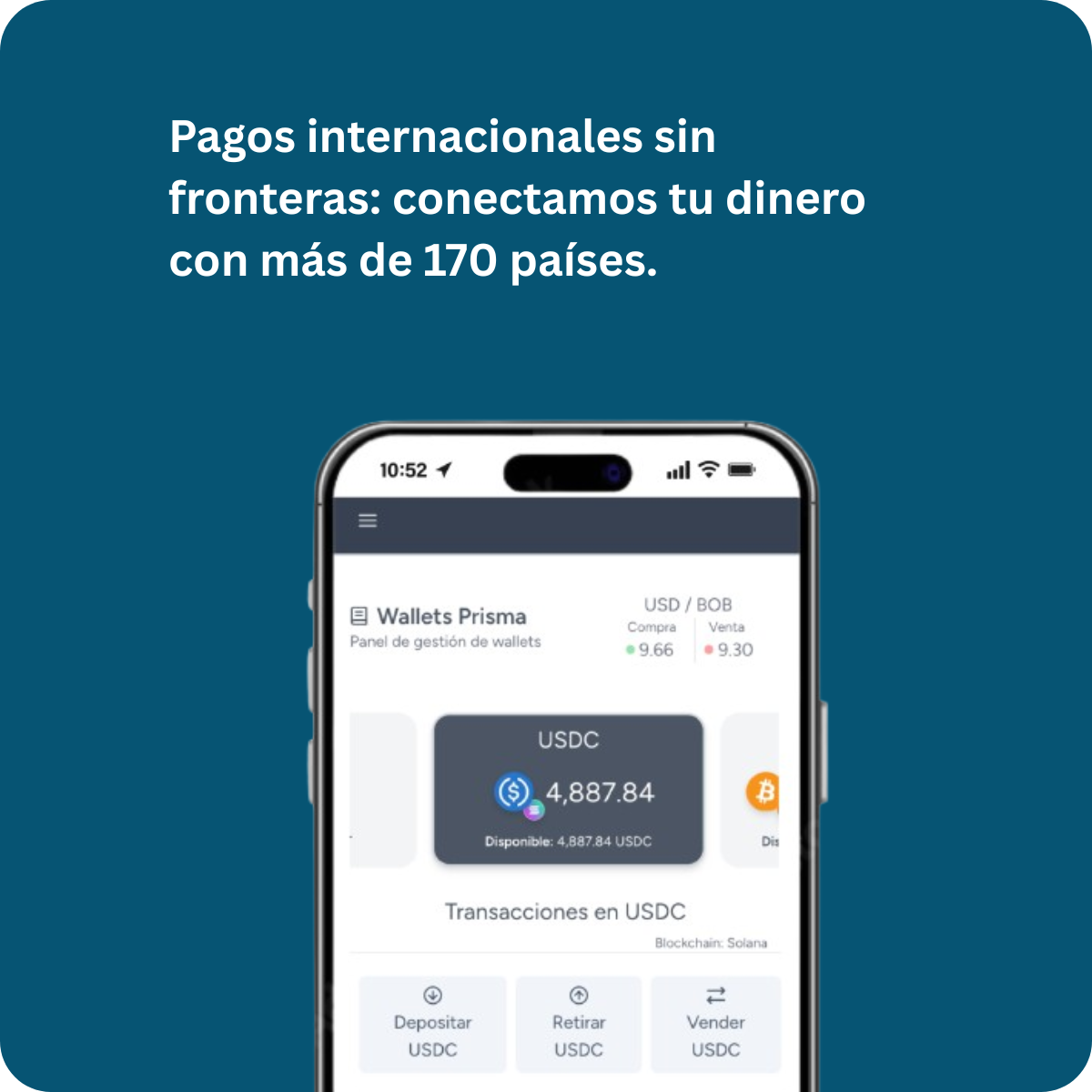 Mapa de transferencias globales en más de 170 países